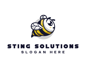 Bee Honey Insect logo design