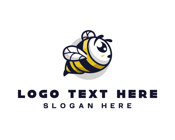 Bee logo example 4