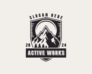 Summit Peak Mountain logo design