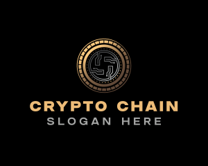 Blockchain Crypto Coin logo