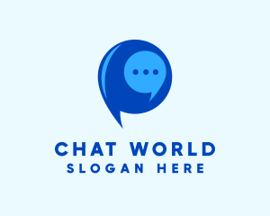 Messaging Chat Bubble logo