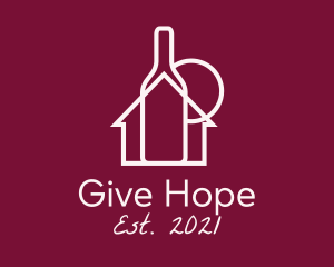 Wine Bottle House  logo
