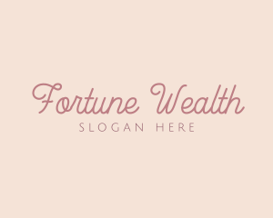 Girly Script Handwriting Logo