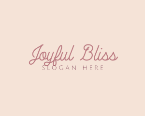 Girly Script Handwriting Logo