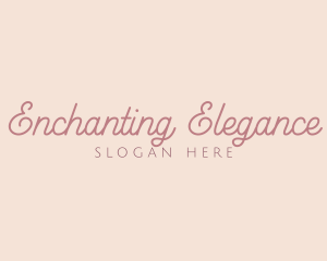 Girly Script Handwriting logo design