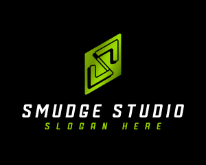 Tech Studio Letter S logo design