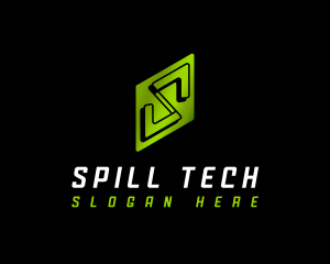 Tech Studio Letter S logo design