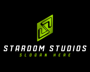 Tech Studio Letter S logo design