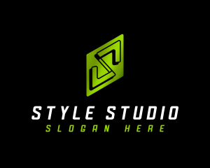 Tech Studio Letter S logo design