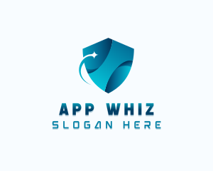 Software Shield App logo design