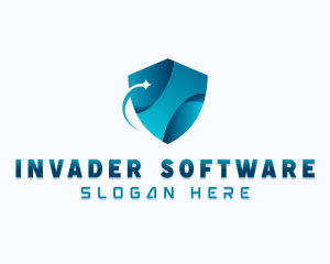 Software Shield App logo design