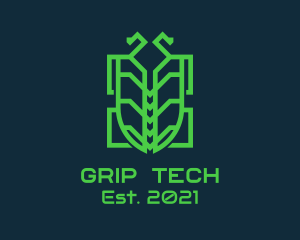 Green Beetle Tech  logo design