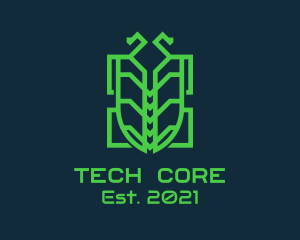 Green Beetle Tech  logo design