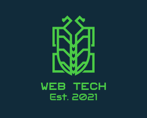 Green Beetle Tech  logo design