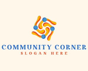 People Team Community logo design