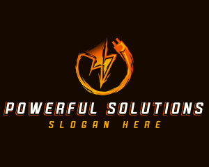 Electric Power Plug logo design