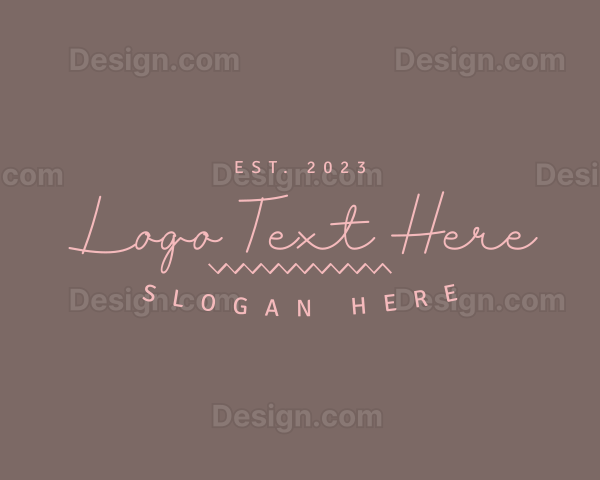 Sweet Girly Business Logo