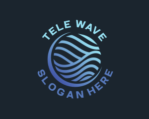 Blue Waves Technology logo design