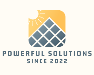 Solar Power Energy logo design