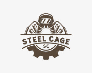 Mechanical Steelworks Welder logo design