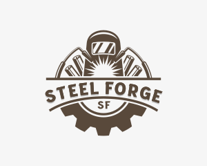 Mechanical Steelworks Welder logo design