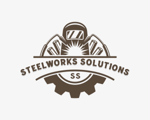 Mechanical Steelworks Welder logo design