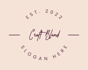 Premium Feminine Craft logo design