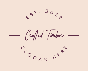 Premium Feminine Craft logo design