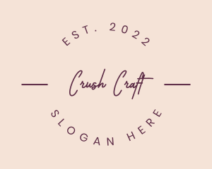 Premium Feminine Craft logo design