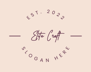 Premium Feminine Craft logo design