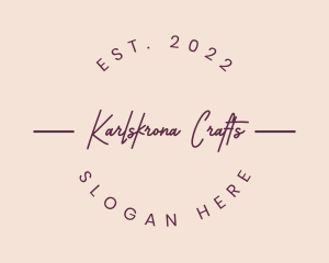 Premium Feminine Craft logo design