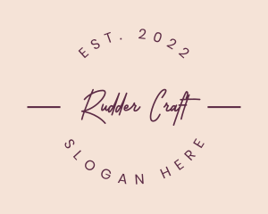 Premium Feminine Craft logo design