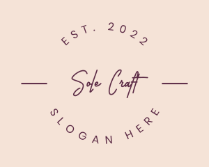 Premium Feminine Craft logo design