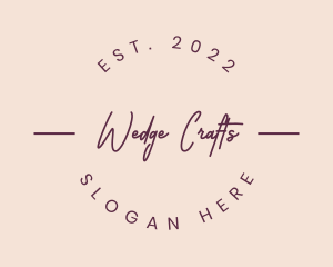 Premium Feminine Craft logo design