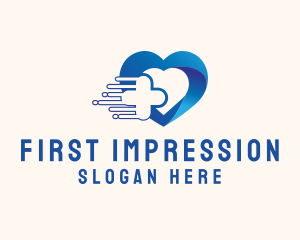 Medical Heart Emergency logo design