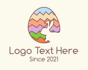 Colorful Easter Egg logo