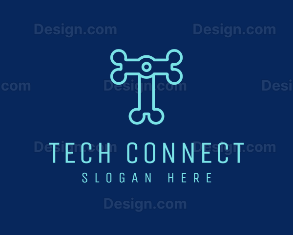 Tech Electronics Letter T Logo