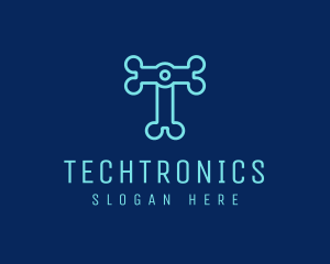 Tech Electronics Letter T logo