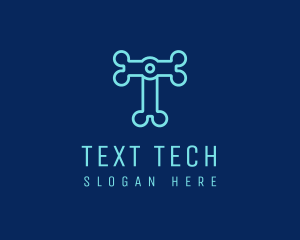 Tech Electronics Letter T logo design