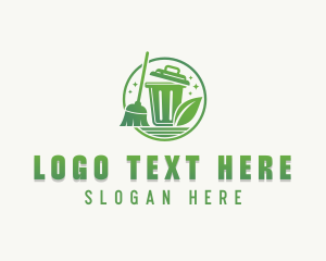 Broom Eco Trash  logo