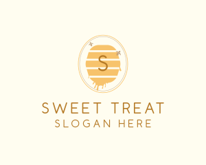 Honey Beehive Beeswax logo design