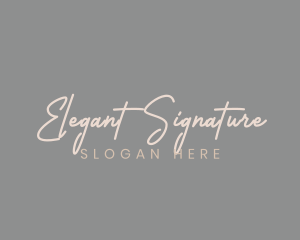 Generic Signature Studio logo design