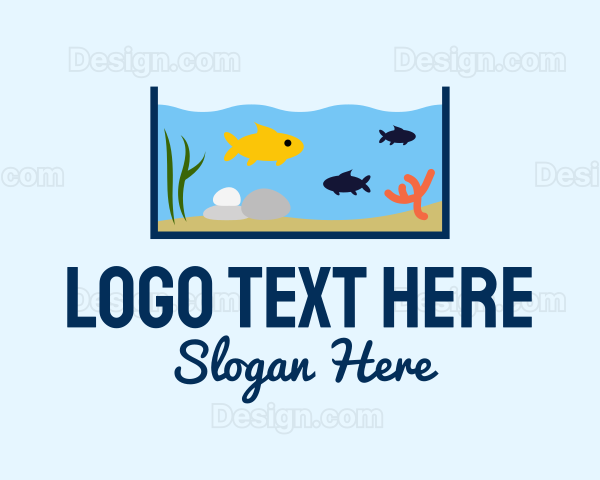 Fish Tank Aquarium Logo