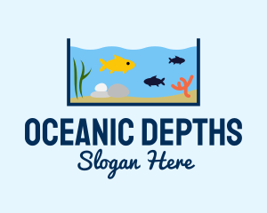 Fish Tank Aquarium logo design