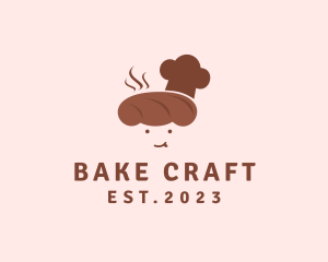 Bread Baker Chef logo design