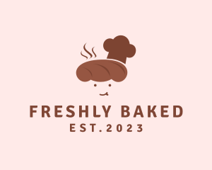 Bread Baker Chef logo design