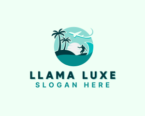 Holiday Beach Surfing logo design