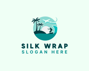 Holiday Beach Surfing logo design