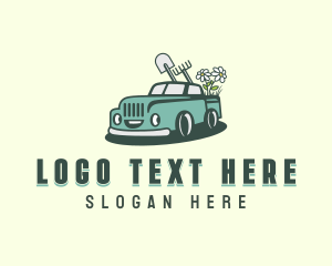 Pickup Truck Gardening logo