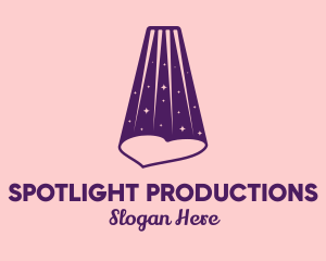 Purple Heart Spotlight  logo design